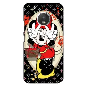 Чохол Disney Mouse Motorola MOTO G5s (PREMIUMPrint) (Мінні peace)