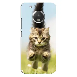 Чохли з Котиками для Motorola MOTO G5s (VPrint) (Прижок кота)