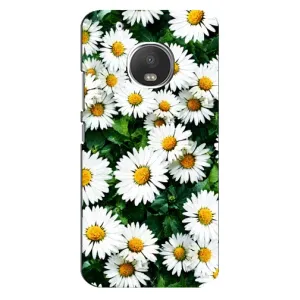 Чехол с принтом «Ромашки» для Motorola MOTO G5s