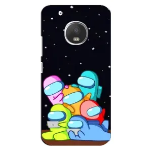 Чохли Амонг Ас для Motorola MOTO G5s (AlphaPrint) (Скіни в космосі)