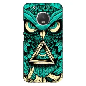 Чохол з пташками на Motorola MOTO G5s (VPrint) (Сова з оком)