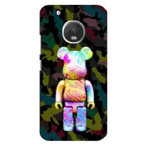 Чохли для Motorola MOTO G5s - Bearbrick Louis Vuitton (PREMIUMPrint) (Яскравий Bearbrick)