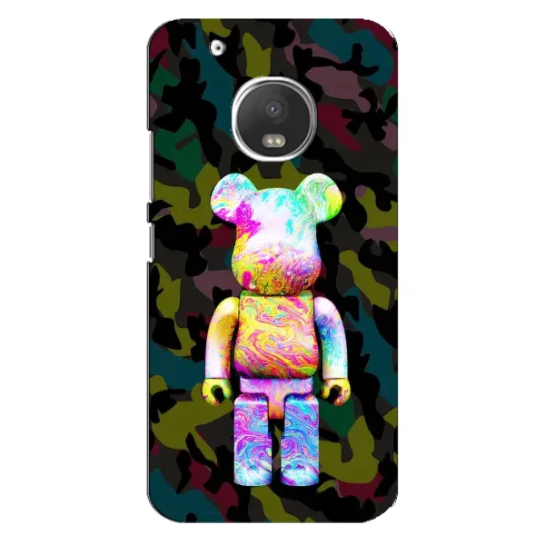 Чохол з принтом «Яскравий Bearbrick» для Motorola MOTO G5s