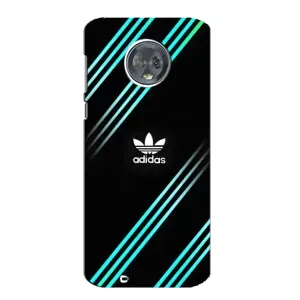 Чохли Адидас для Motorola MOTO G6 (AlphaPrint) (Адідас з полосами)