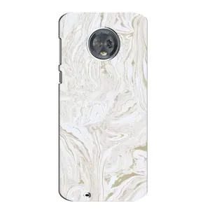 Мраморний чехол на Motorola MOTO G6 (VPrint) (Білий мрамор)
