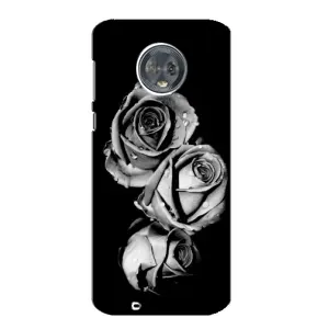 Чохол з принтом «Чорна троянда» для Motorola MOTO G6