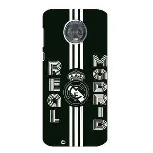 ФК Реал Мадрид чохли для Motorola MOTO G6 (AlphaPrint) (чорно білий Реал)