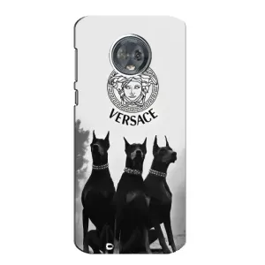 Чохли VERSACE для Моторола МОТО G6 (PREMIUMPrint) (Доберман Версаче)