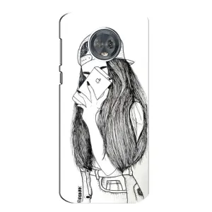 Чохол з друком для Motorola MOTO G6 - (Мода) (AlphaPrint) (Фото дівчини)