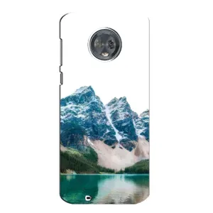 Силіконовий чохол з КАРТИНКАМИ літо для Motorola MOTO G6 (AlphaPrint) (Гори)