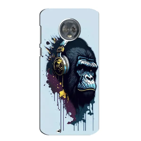 Чохол з принтом «Горила в навушниках» для Motorola MOTO G6