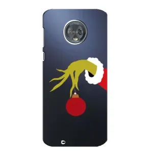 Чохол з принтом «Грінч з іграшкою» для Motorola MOTO G6