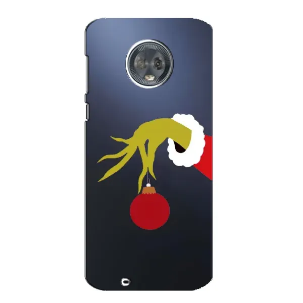 Чохол з принтом «Грінч з іграшкою» для Motorola MOTO G6