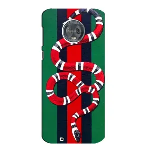 Чохли  GUCCI для Моторола МОТО G6 (AlphaPrint) (Gucci змія)