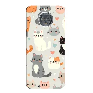Чохол з малюнком кіт на Motorola MOTO G6 (Колаж котів)