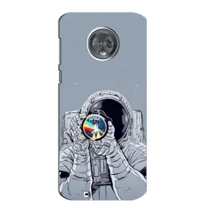 Чохол NASA для Motorola MOTO G6 (AlphaPrint) (Космонавт фото)
