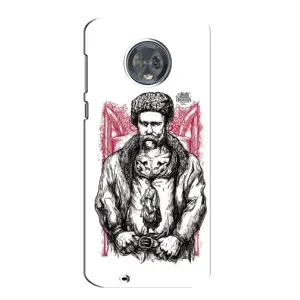 Чохли для Motorola MOTO G6 с принтом Тараса Шевченко (AlphaPrint) (Козак Шевченко)