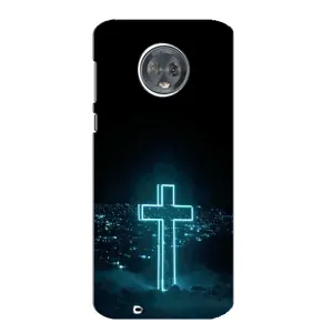 Чехол для Motorola MOTO G6 (AlphaPrint) - (Христианские)