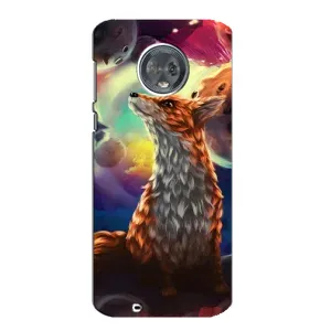 Чохли з картинкою Лисичка для Motorola MOTO G6 (VPrint) (Лисичка в космосі)