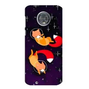Чохли з картинкою Лисичка для Motorola MOTO G6 (VPrint) (Лисички космонавти)