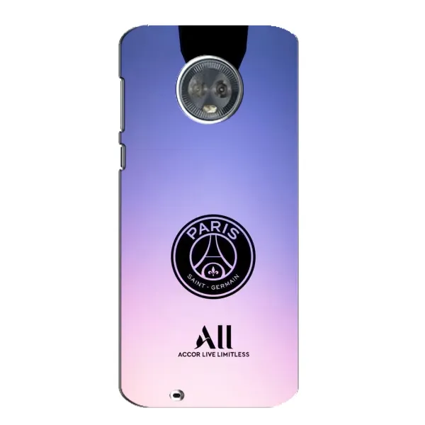 Чохол з принтом «лого PSG» для Motorola MOTO G6