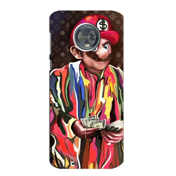 Чехол с принтом «Mario LV» для Motorola MOTO G6