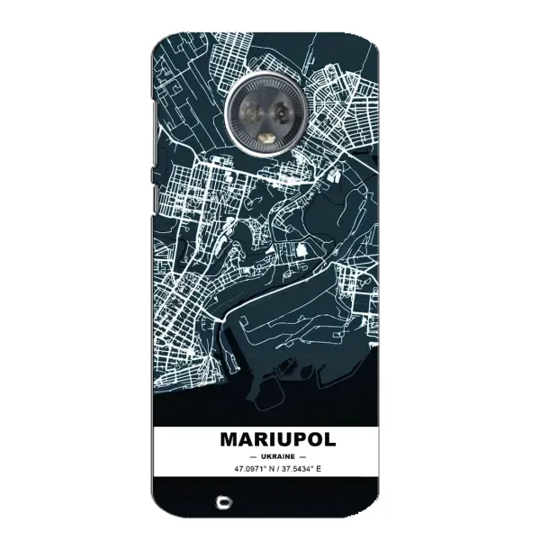 Чохол з принтом «Маріуполь» для Motorola MOTO G6