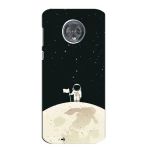 Космічні Чохли для Моторола МОТО G6 (VPrint) (На місяці)