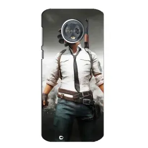 Чеjхол PUBG для Моторола МОТО G6 (AlphaPrint) (Пабг мен)