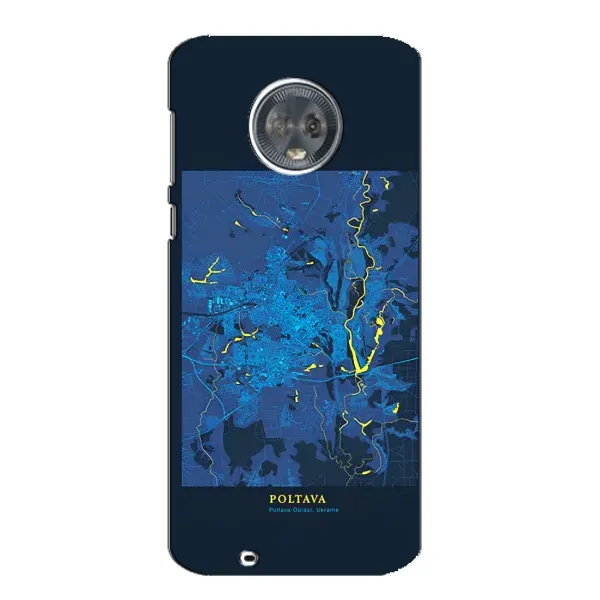 Чохол з принтом «Полтава» для Motorola MOTO G6