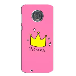 Чохол з принтом «Princess» для Motorola MOTO G6