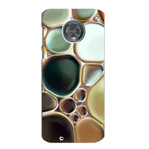 Мраморний чехол на Motorola MOTO G6 (VPrint) (Радужний Мрамор)