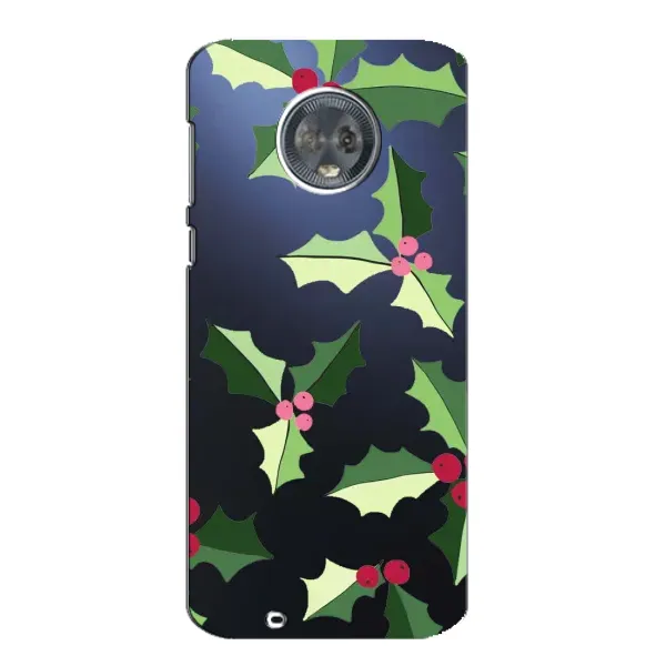 Чохол з принтом «Різдвяний фон» для Motorola MOTO G6