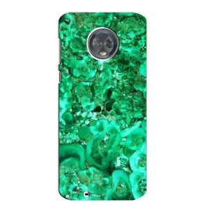 Мраморний чехол на Motorola MOTO G6 (VPrint) (Салатовий Мрамор)