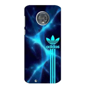 Чохли Адидас для Motorola MOTO G6 (AlphaPrint) (Синій Адідас)