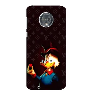 Чехли для Motorola MOTO G6 - Скрудж МакДак Louis Vuitton (PREMIUMPrint) (Скрудж з ботліантом)