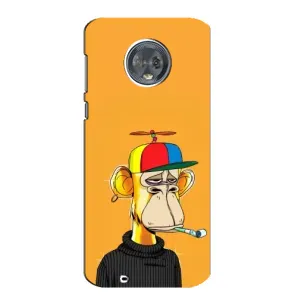 Чохли з Мавпами NFT для Motorola MOTO G6 (AlphaPrint) (Нудна мавпа NFT)