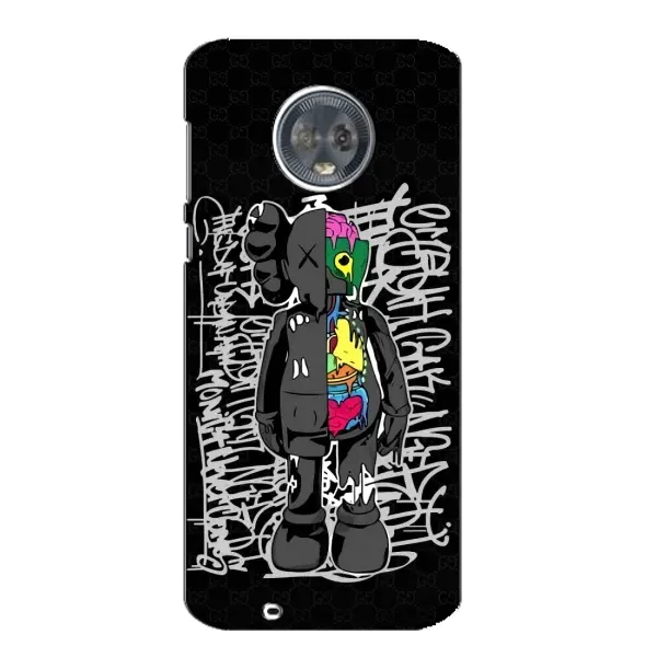 Чехол с принтом «Стиль Bearbrick» для Motorola MOTO G6 Чехол с принтом «Стиль Bearbrick» для Motorola MOTO G6