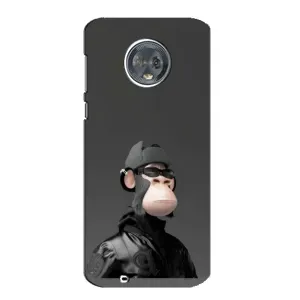 Чохли з Мавпами NFT для Motorola MOTO G6 (AlphaPrint) (стильна мавпа NFT)
