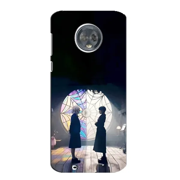Чехол с принтом «Уэнздей и Инид» для Motorola MOTO G6