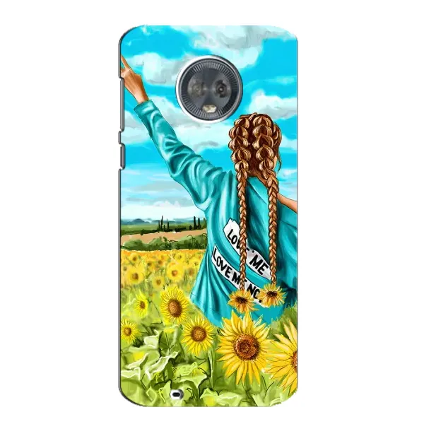 Чохол з принтом «Україночка» для Motorola MOTO G6