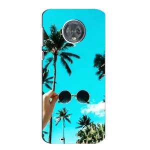 Силіконовий чохол з КАРТИНКАМИ літо для Motorola MOTO G6 (AlphaPrint) (Погляд літо)