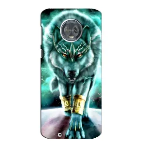 Защитные чехлы для Мото G6 (AlphaPrint) (ХИТ продаж) ВОЛК
