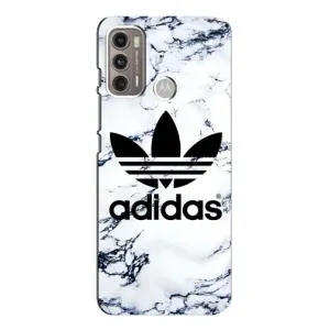 Чохли Адидас для Motorola MOTO G60 (AlphaPrint) (Адідас на мраморі)