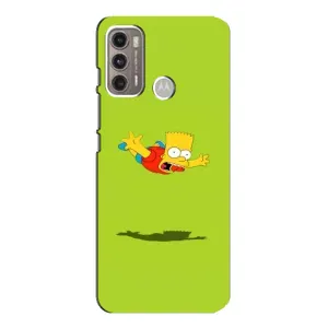 Чjхол з Сімпсонами для Motorola MOTO G60 (VPrint) (Барт Сімпсон)