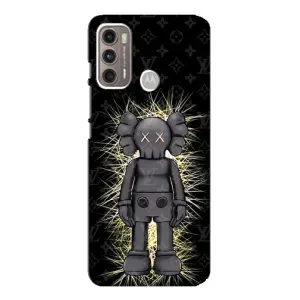 Чохол з принтом «Bearbrick LV» для Motorola MOTO G60