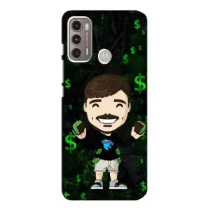 Чохол з принтом «Блогер Beast» для Motorola MOTO G60