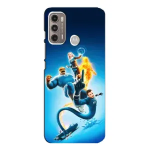 Чохол з принтом Фантастична четвірка для Motorola MOTO G60 (Герої Фантастична Четвірка)