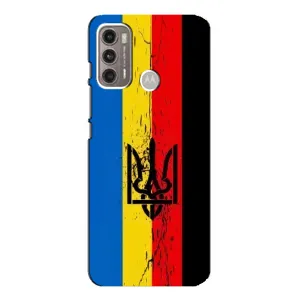 Украинские Чехлы для Motorola MOTO G60 с картинкой УПА (AlphaPrint) (Прапор УПА)