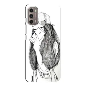 Чохол з друком для Motorola MOTO G60 - (Мода) (AlphaPrint) (Фото дівчини)